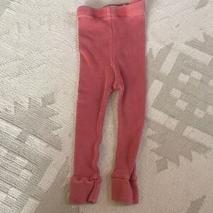 Rudy Jude baby waffle thermal leggings in Terra cotta